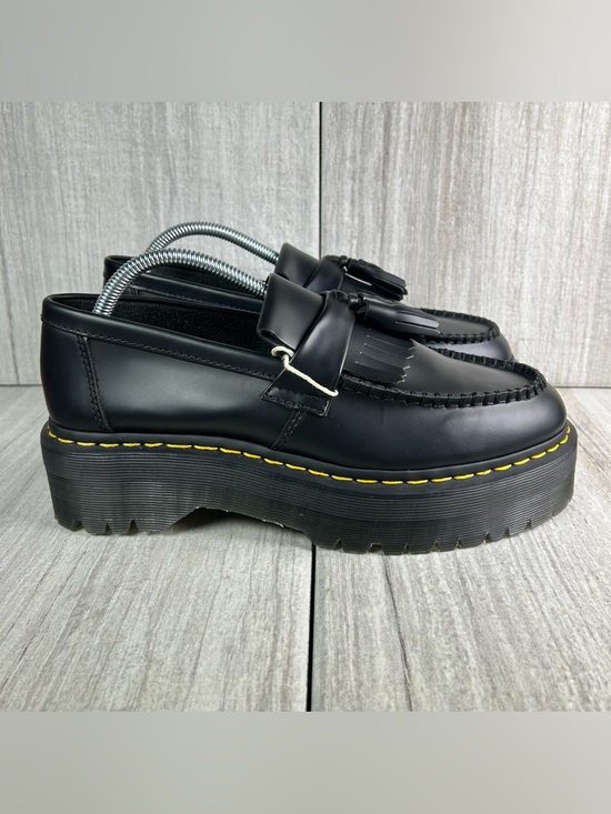 Dr. Martens Other - NEW Dr. Martens Docs Adrian Quad Black Leather Tassel Platform Loafer Men Size 9